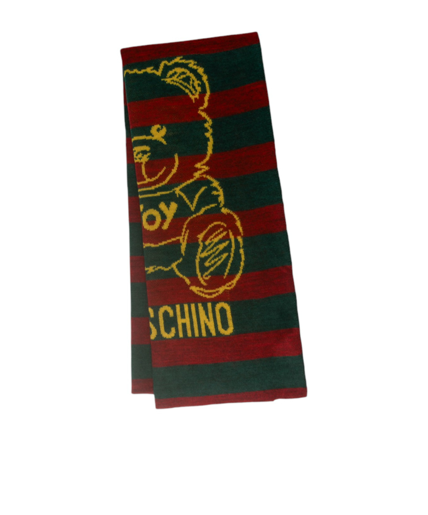 Moschino Wool Scarf In Black