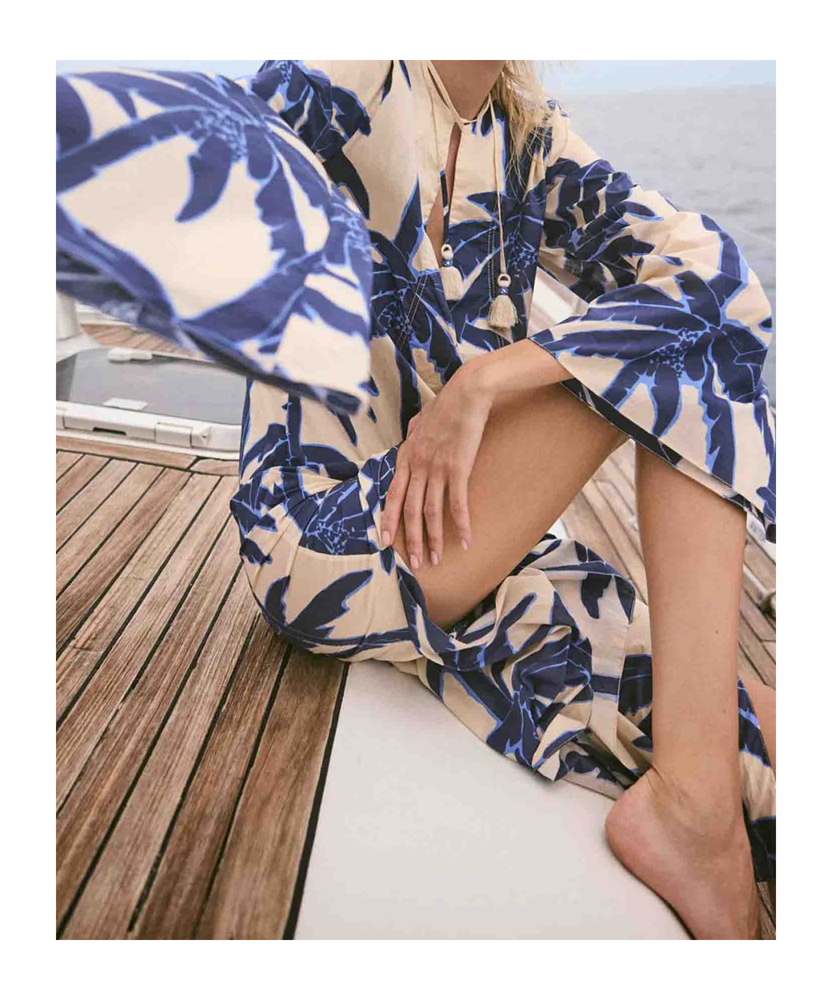 Shop Johanna Ortiz Graphic Design Dress In Nude