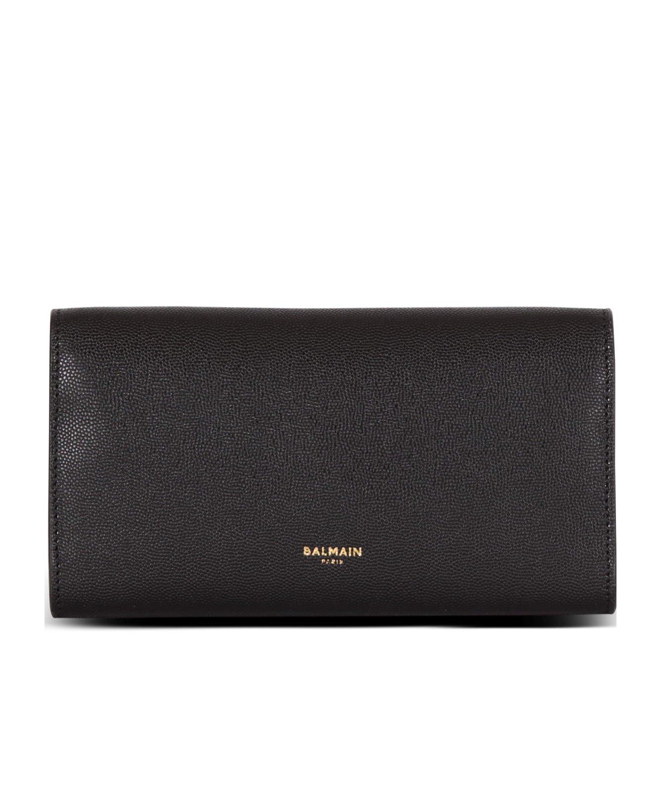 Balmain Button Detailed Wallet On Chain In Black