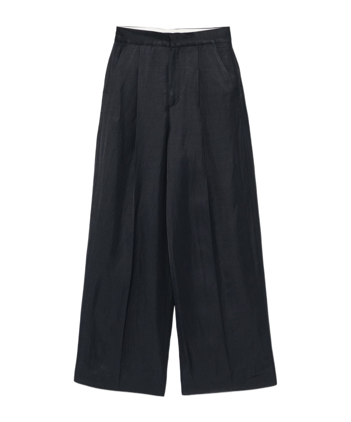 Soeur Wide-leg High Waist Trousers With Pleat Detailing