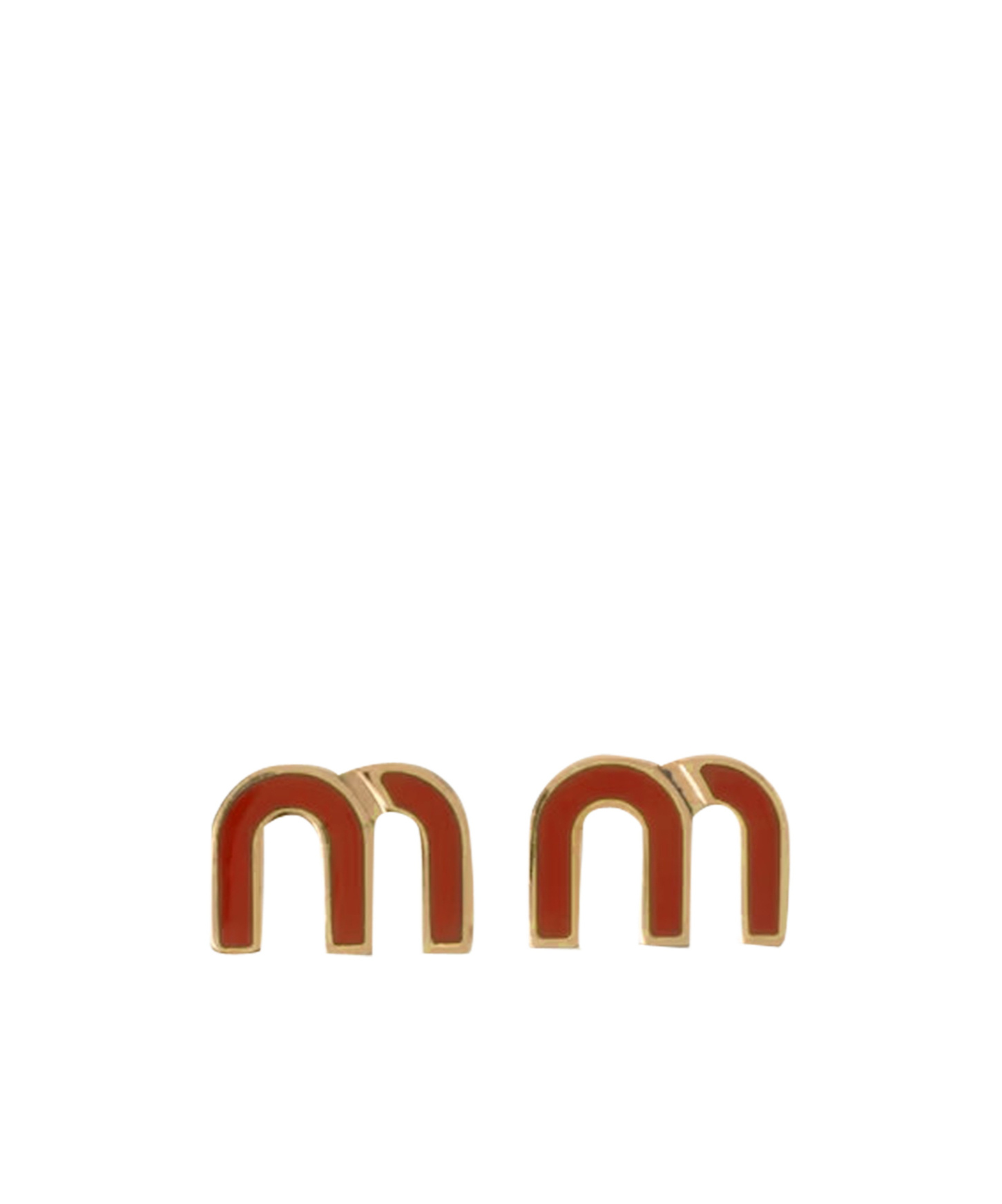 Miu Miu Letter Earrings