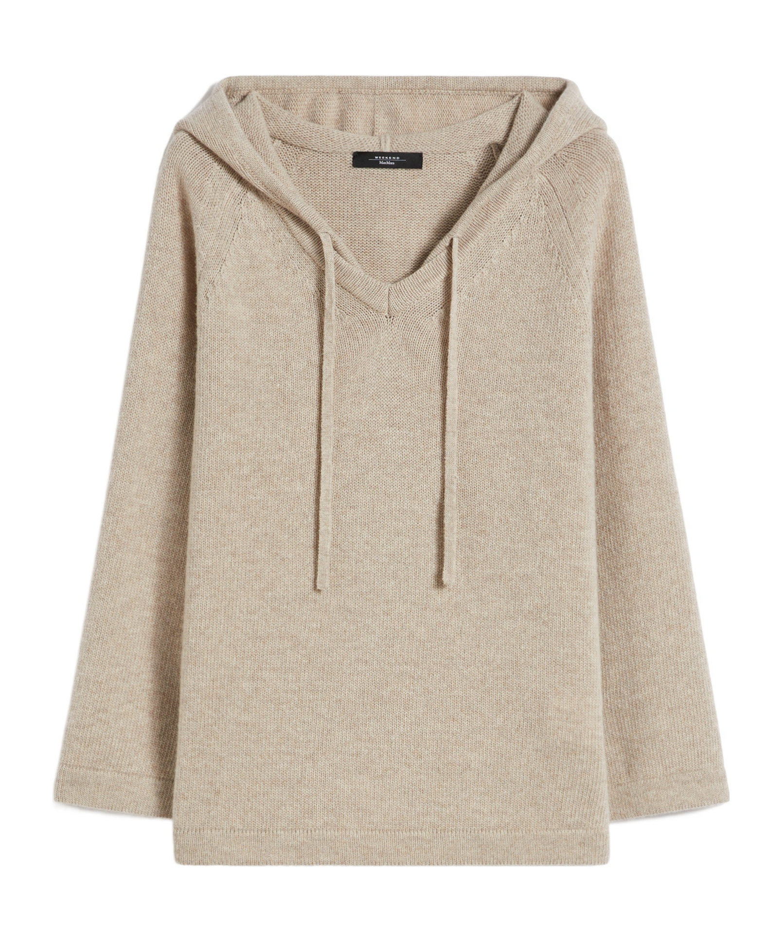 Weekend Max Mara Wool Knit Sweatshirt In Neutral