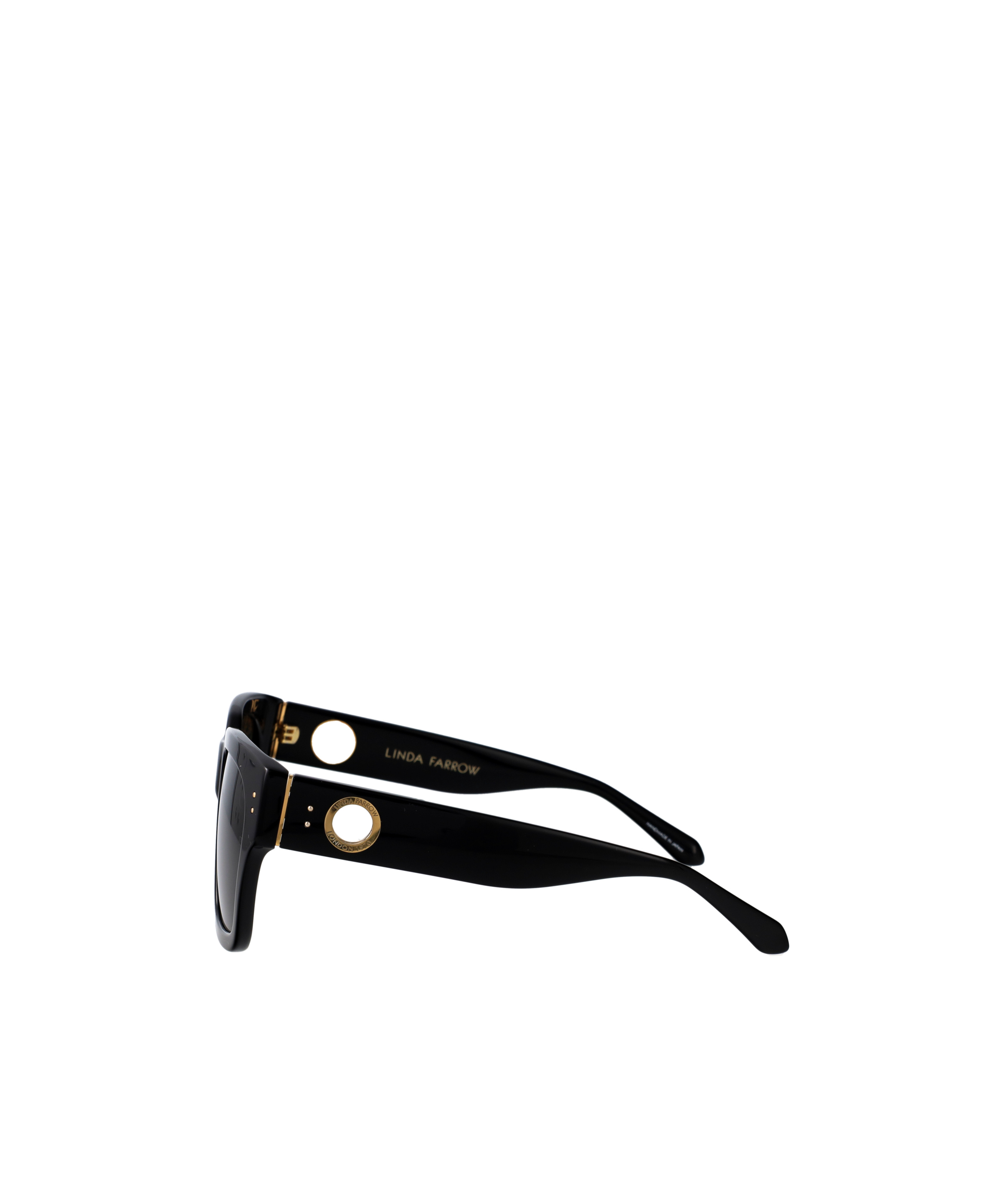 Linda Farrow Frame Sunglasses In Black
