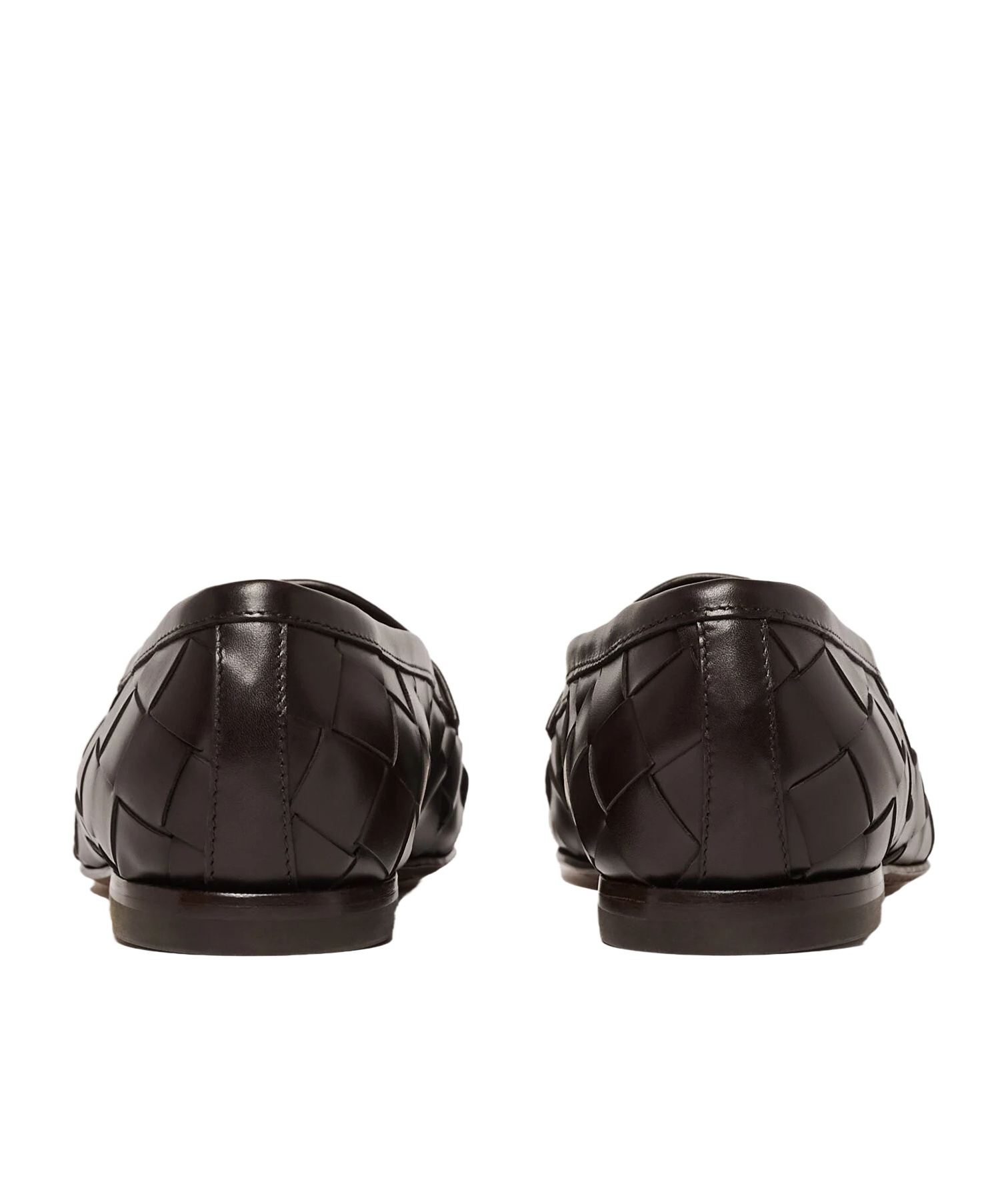 Scarosso Valeria Woven Flat Shoes In Brown