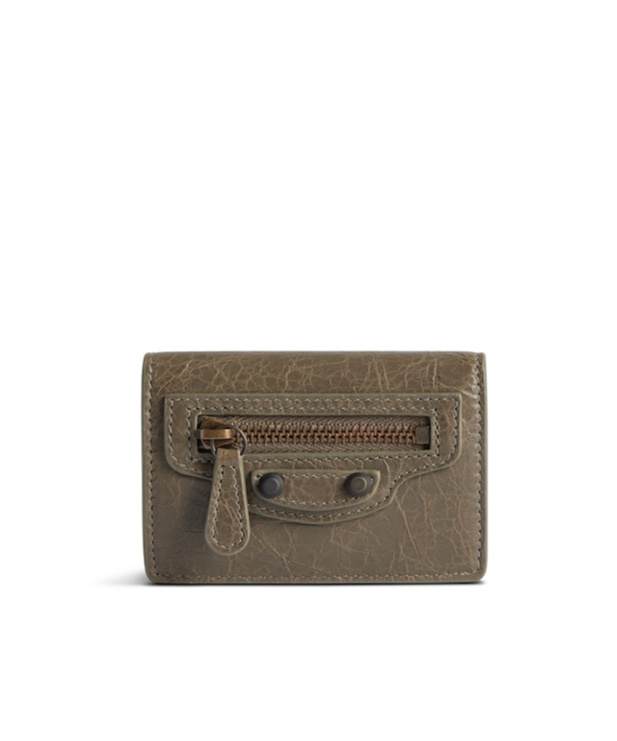 Balenciaga Le City Mini Wallet In Brown