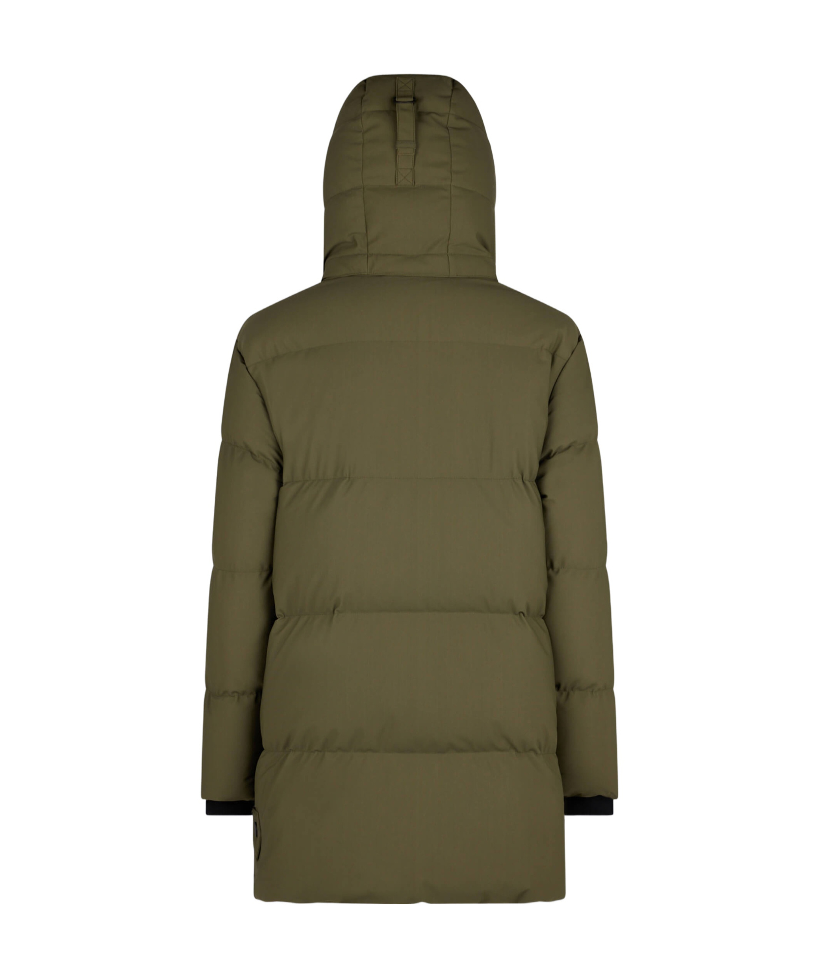 Moose Knuckles Chelia 3q Green Nylon Blend Parka In Green
