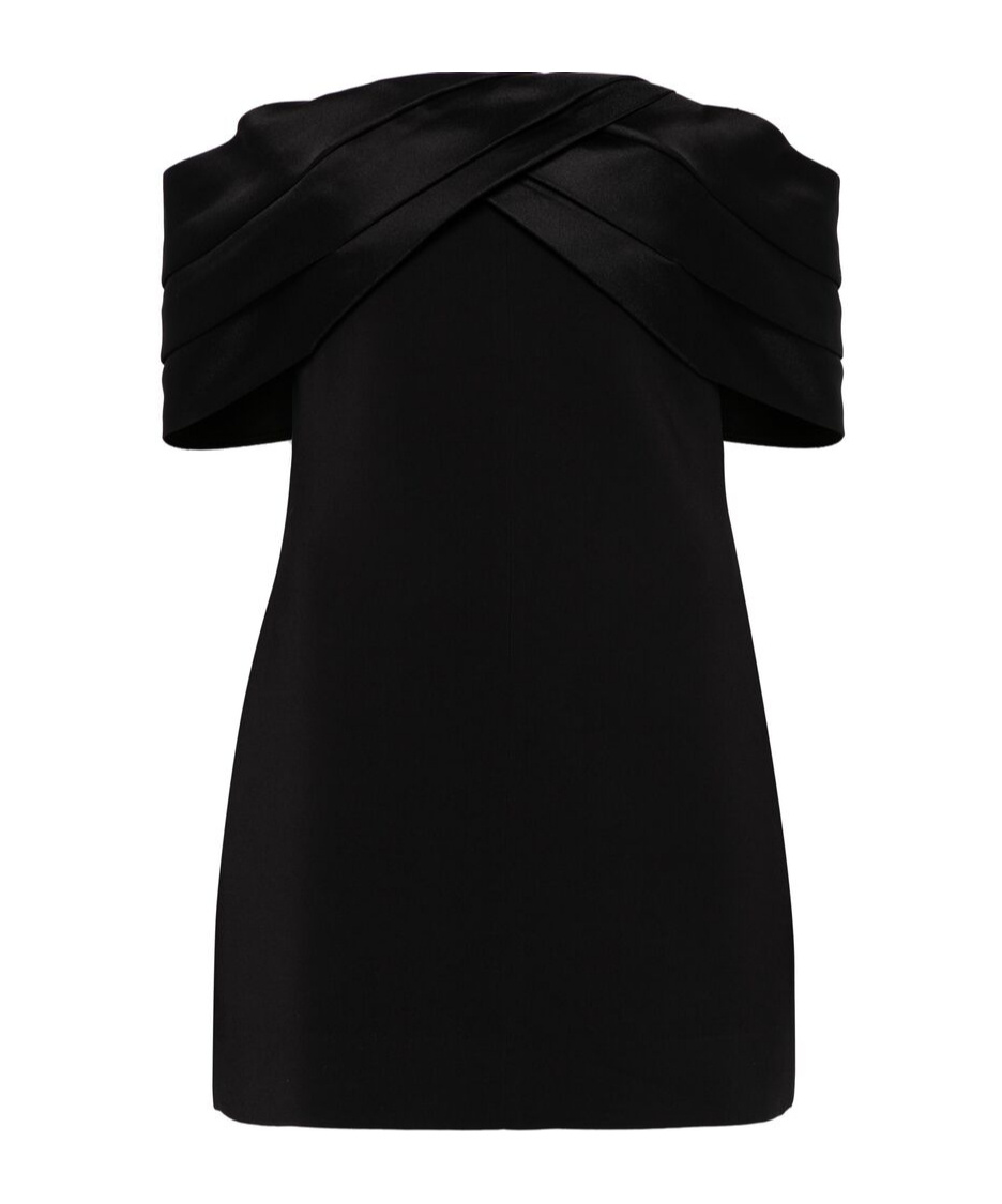 Shop Anine Bing Fleur Mini Dress In Black