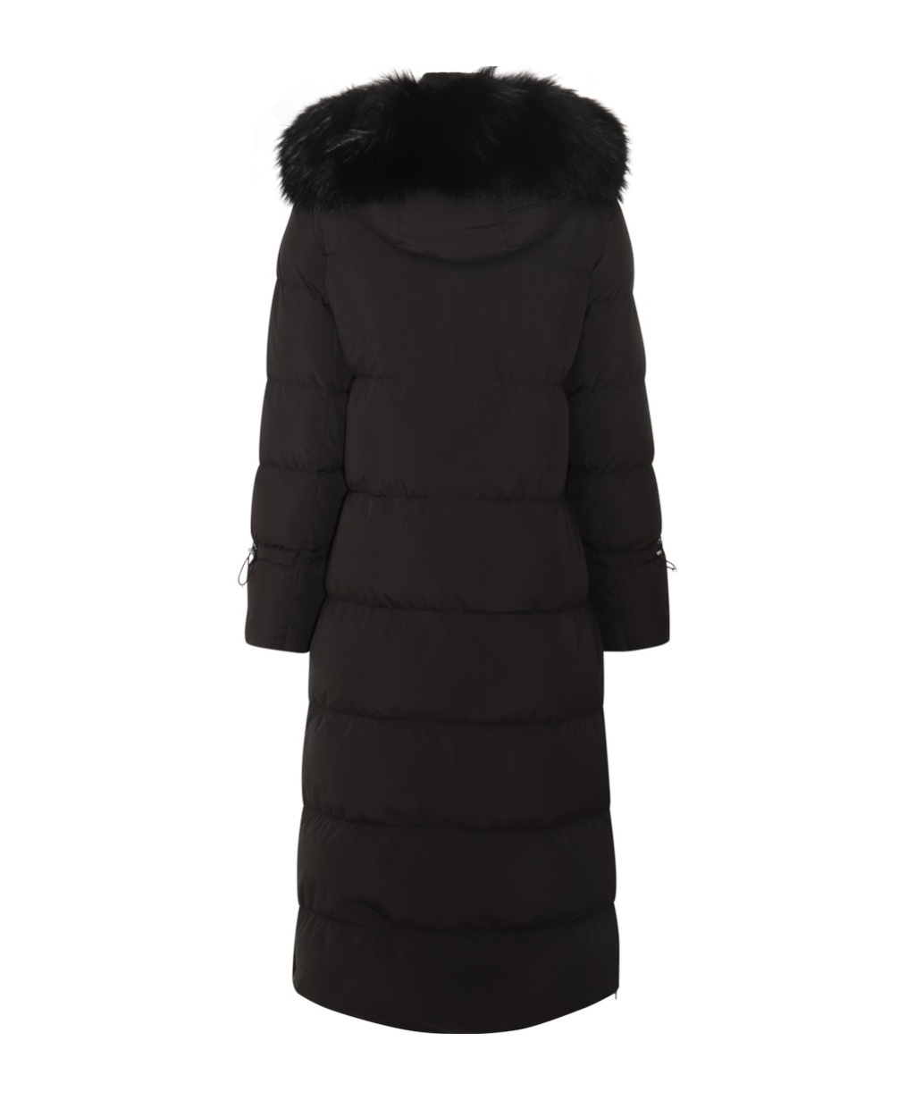 Moorer Long-sleeved Down Jacket In Black