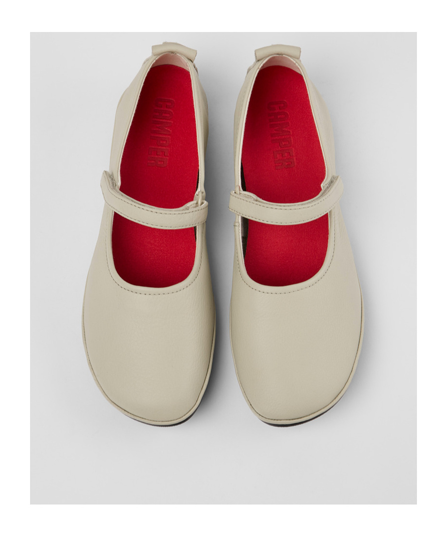 Camper Right Nina Ballerina Shoes In Nude