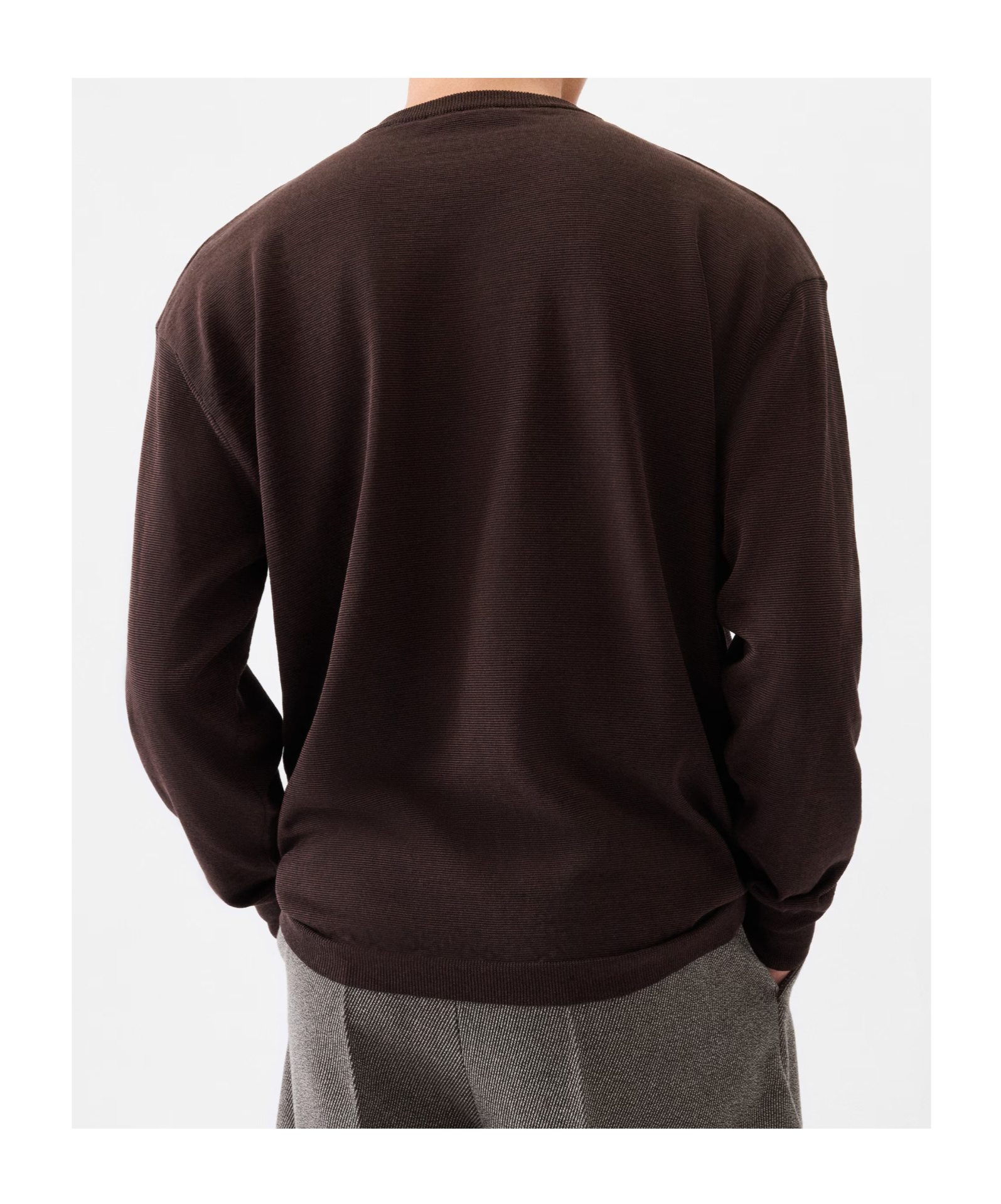 Jacquemus Long Sleeve Sweater In Brown