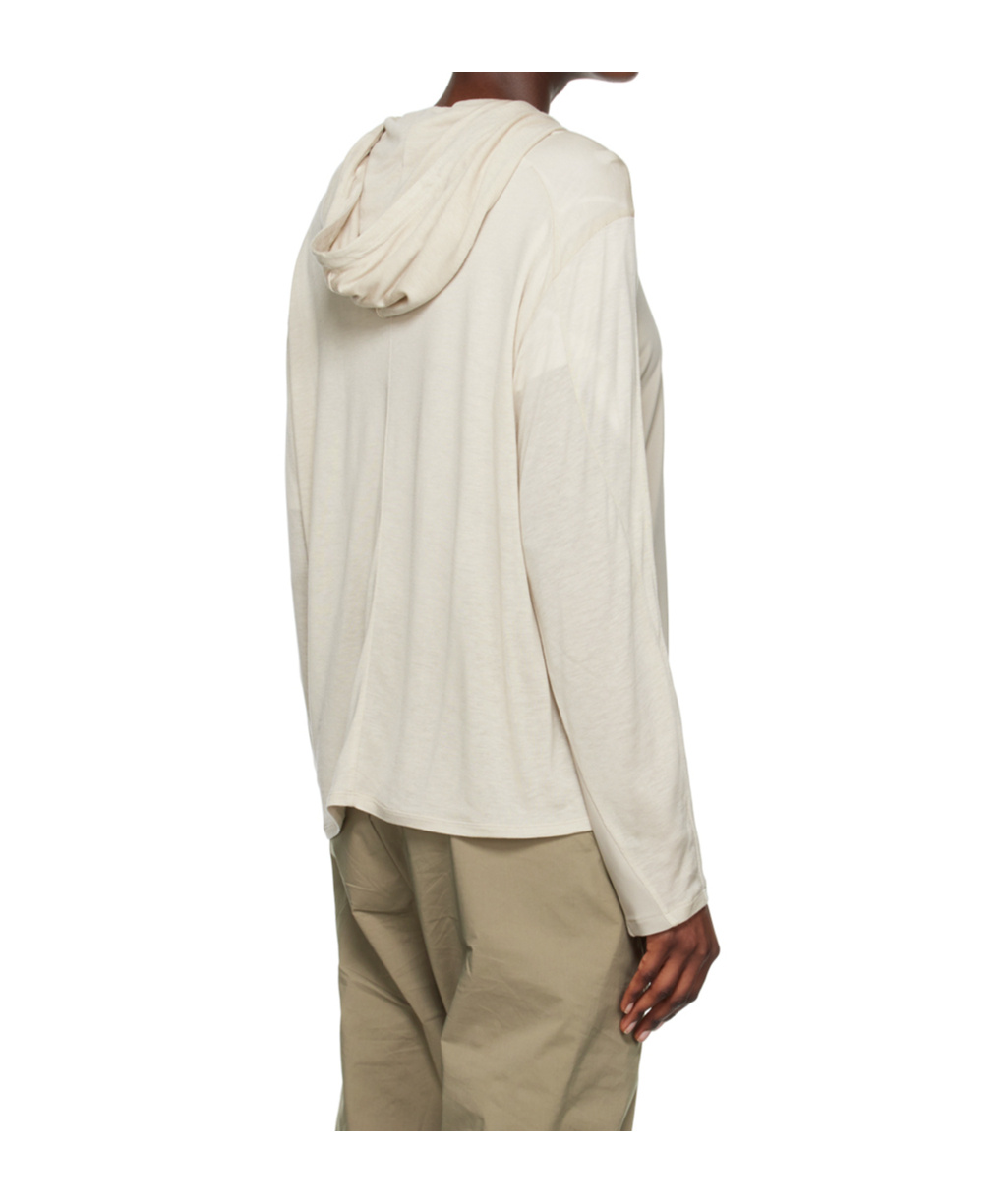 Post Archive Faction (paf) Stitchable Hooded Sweatshirt In White