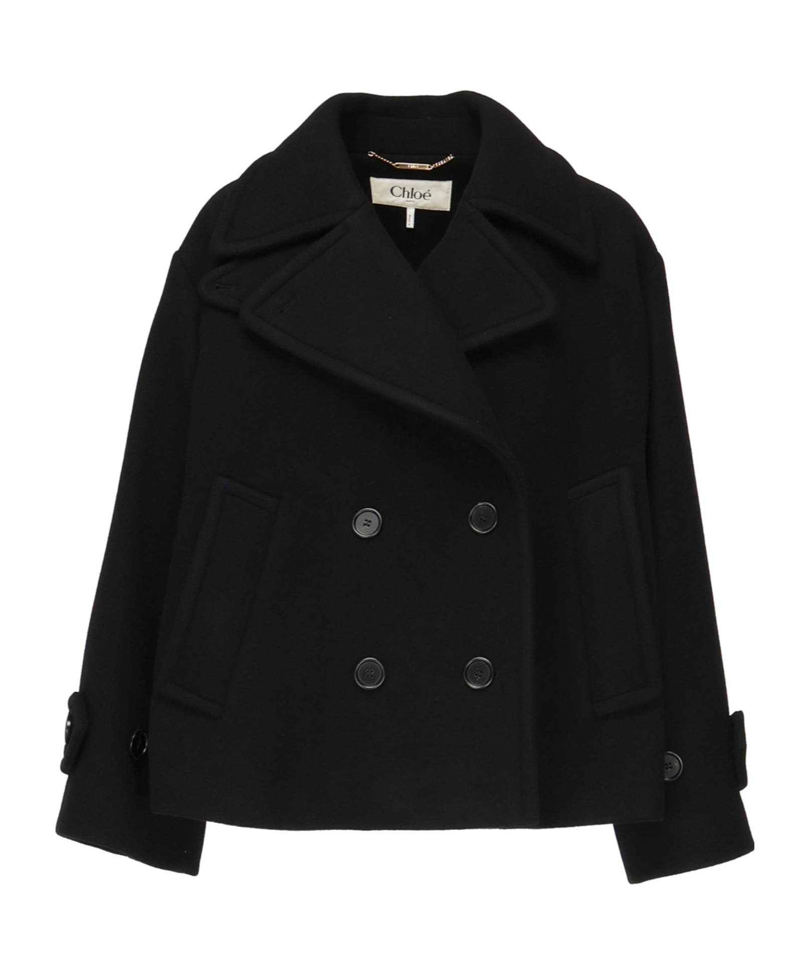 Chloé Double-breasted Notched Lapels Jacket Pockets