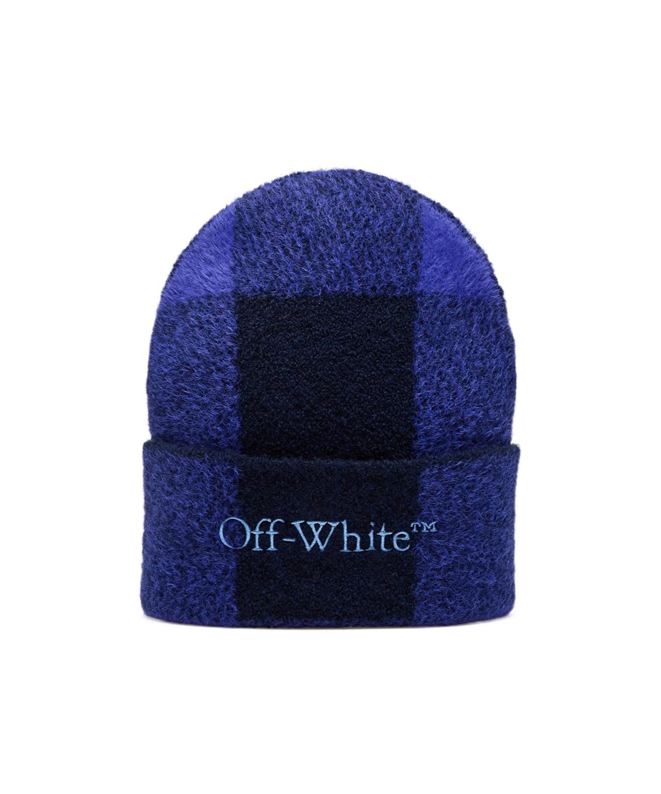 Off-white Logo Hat In Blue