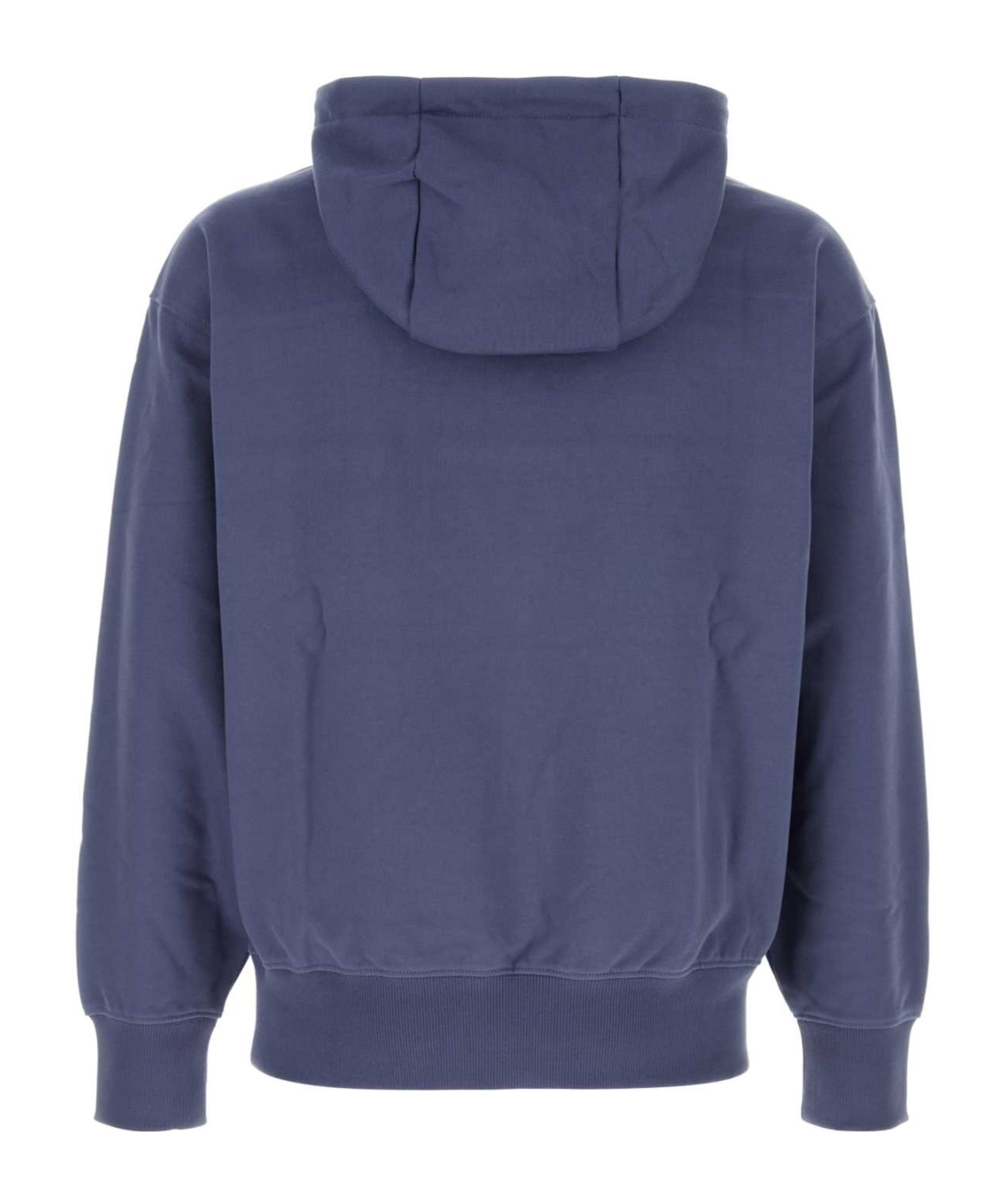 Shop Hugo Boss Logo-print Hoodie In Blue
