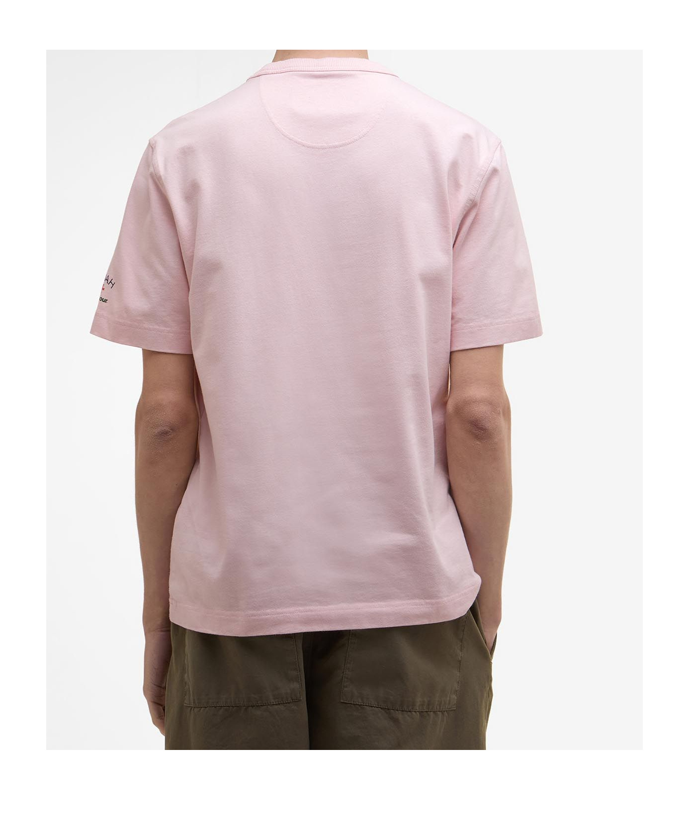 Shop Barbour X Noah Floral T-shirt In Chalk Pink