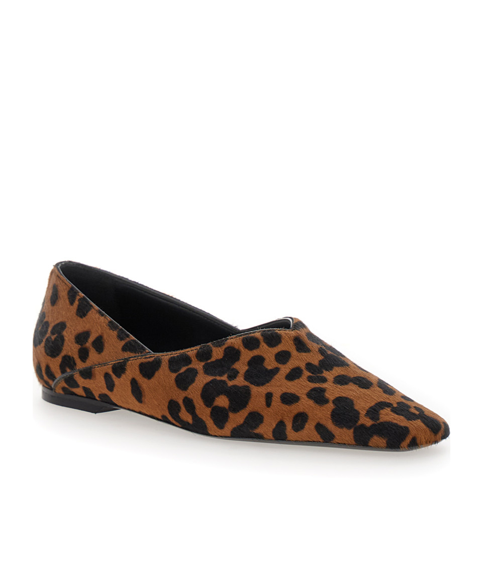 Totême Toteme Woman Ballet Flats Camel Size 8 Leather In Brown