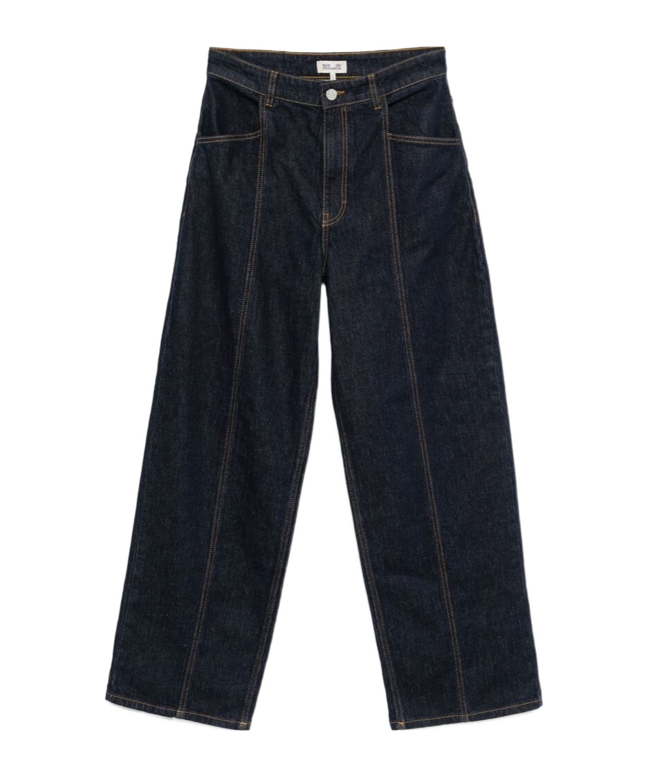 Shop Baum Und Pferdgarten Straight-leg Jeans In Black