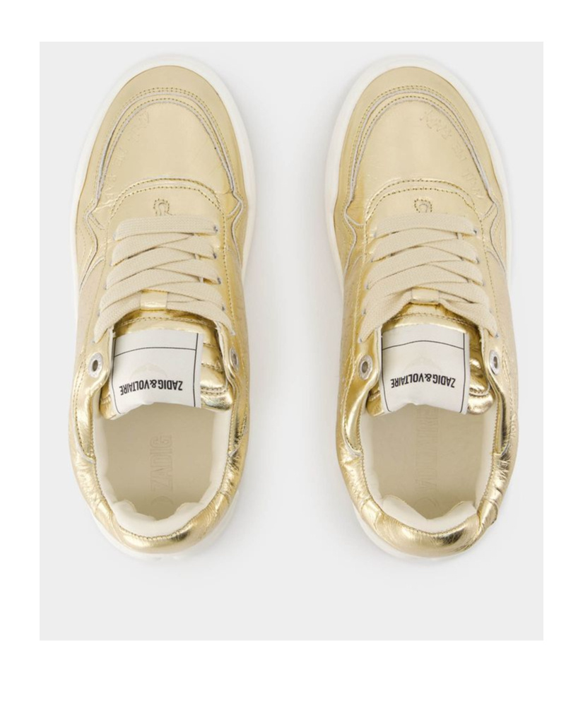 Zadig & Voltaire Zadig&voltaire Wings Sneakers In Nude