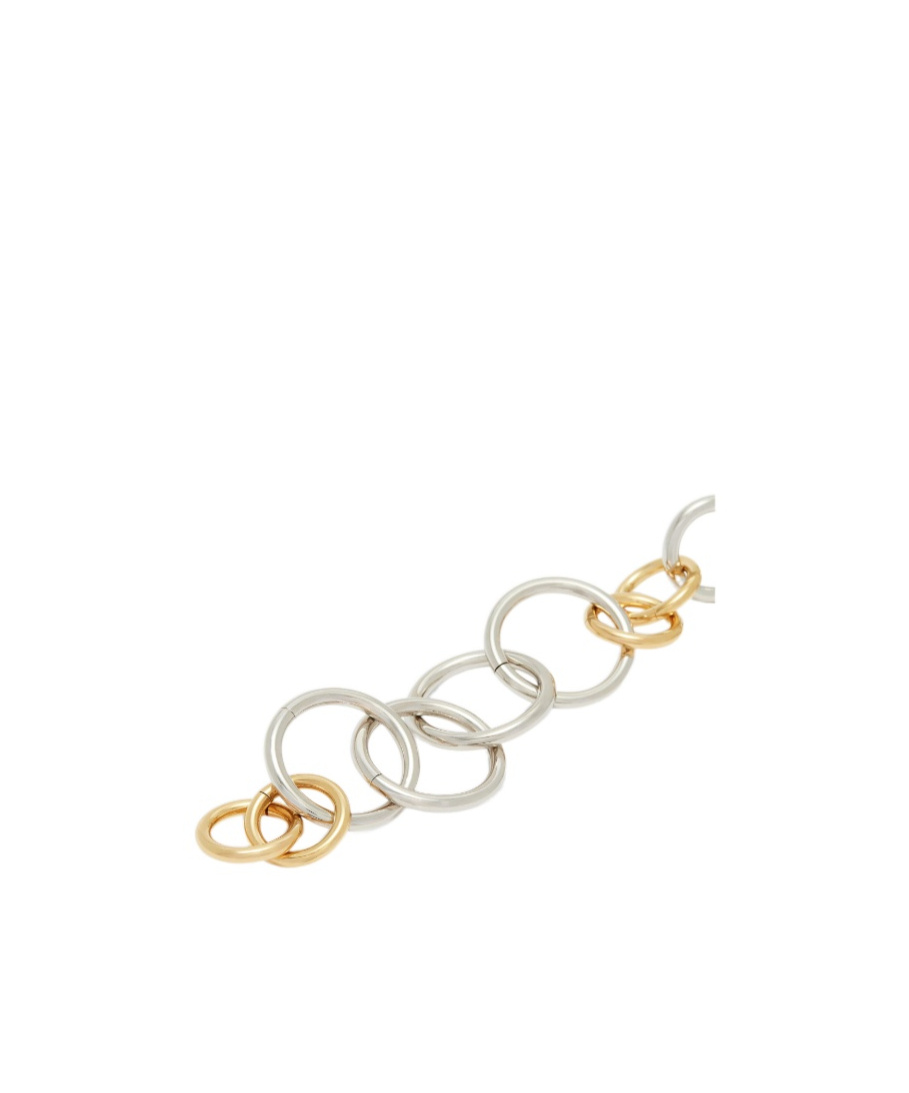 Jil Sander Two-tone Chain Necklace In Gold