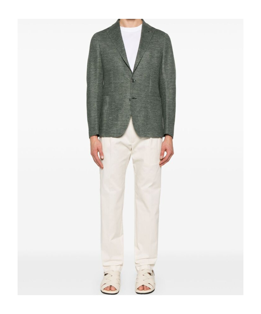 Tagliatore Single-breasted Blazer In Black