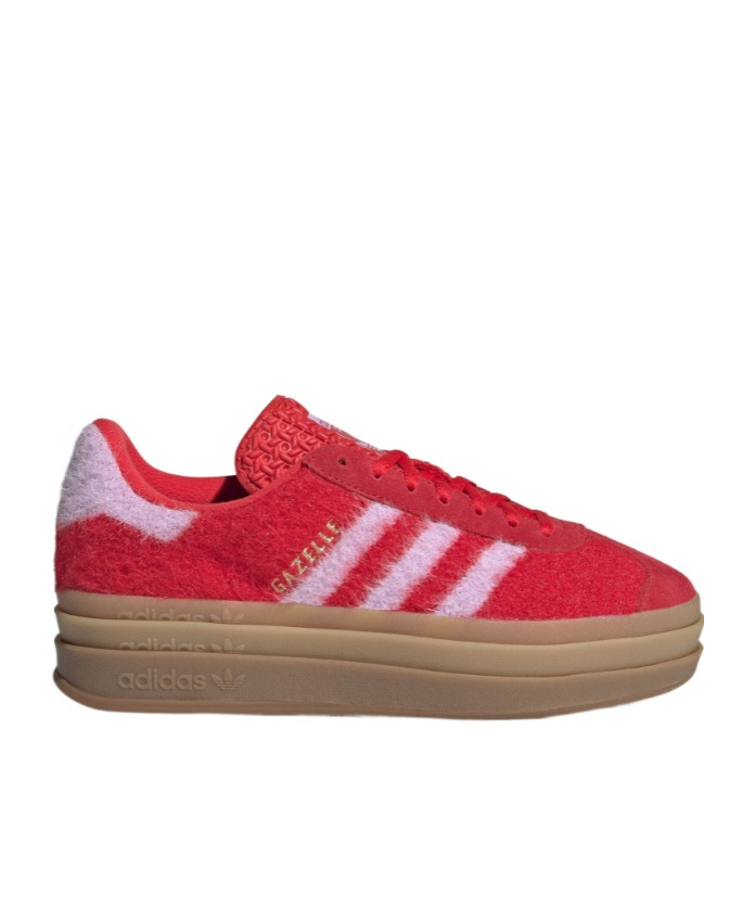 Adidas Originals Adidas Gazelle Bold W Platform Lace-up Sneakers In Red