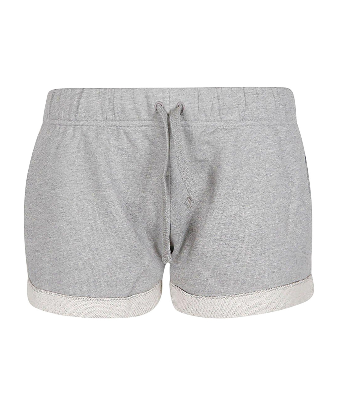 Iro Elastic Waistband Organic Cotton Shorts In Gray