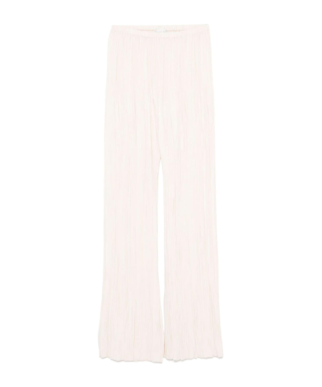 Forte Forte Women Pleated Crepe Trousers In Pink