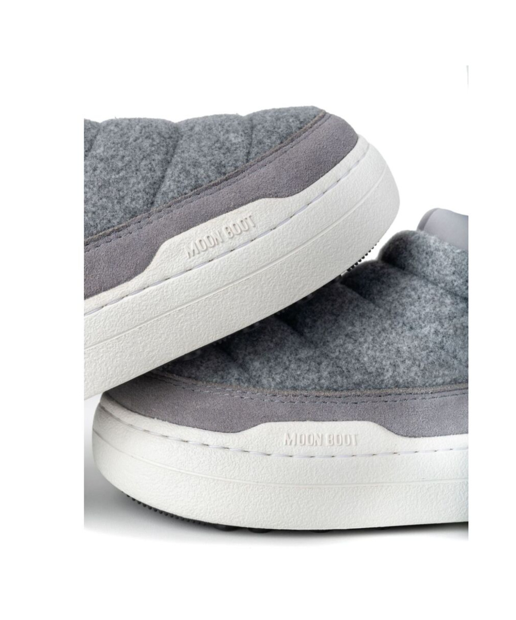 Moon Boot Park Logo-print Sneakers In Gray