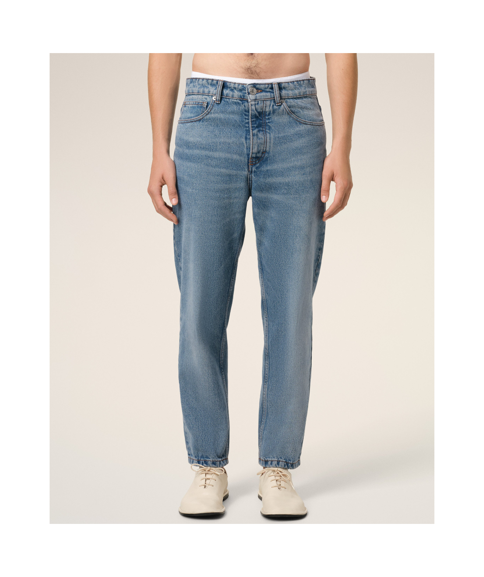 Ami Alexandre Mattiussi Multi-pocket Jeans In Blue
