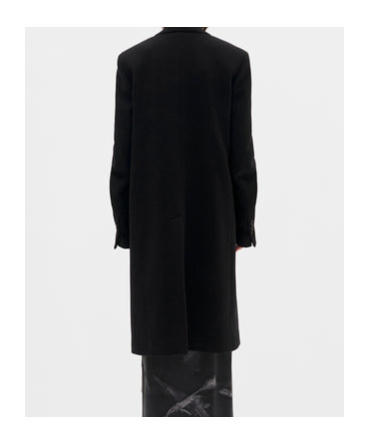 Ann Demeulemeester Viv High Comfort Tailored Coat In Black