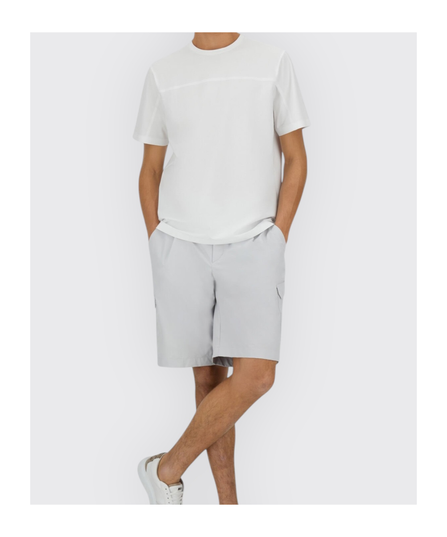 Herno T-shirt In Superfine Cotton Stretch And Light Scuba In White