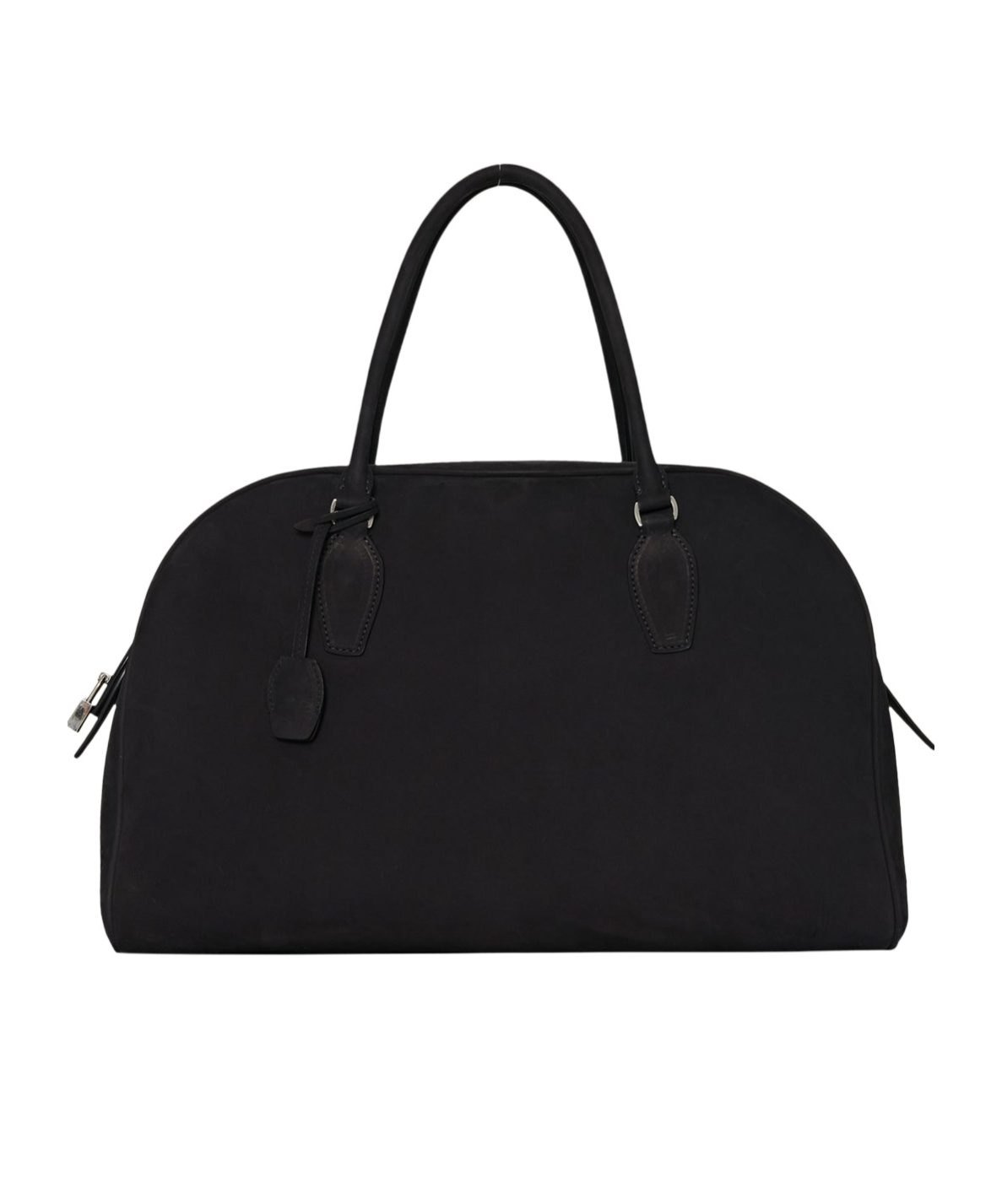 Shop The Row India 15.75 Suede Handbag In Black