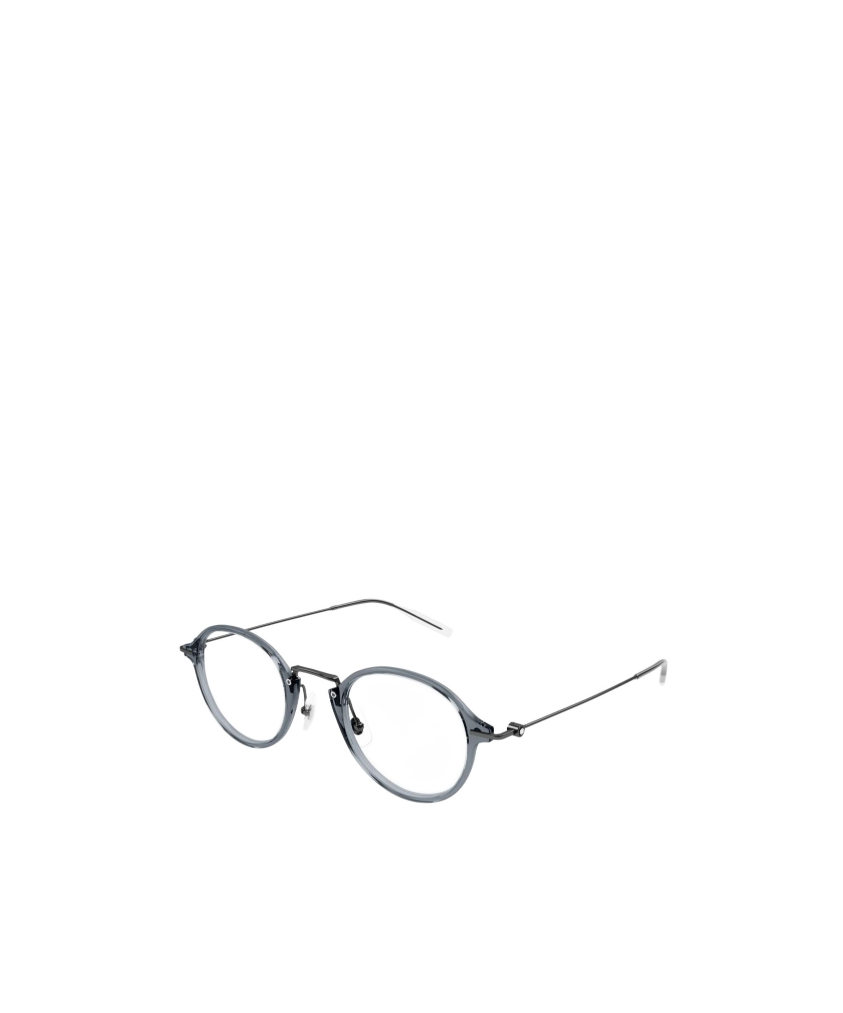 Montblanc Eyewear Panthos Frame Glasses In Gray