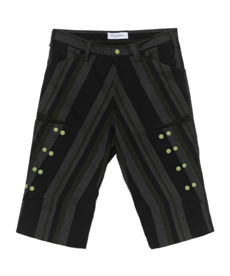 Kiko Kostadinov Inex Shorts In Black/gray