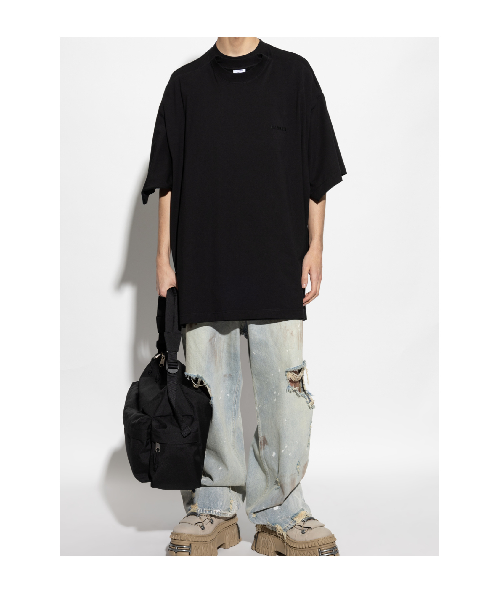 VETEMENTS DOUBLE-LAYER T-SHIRT