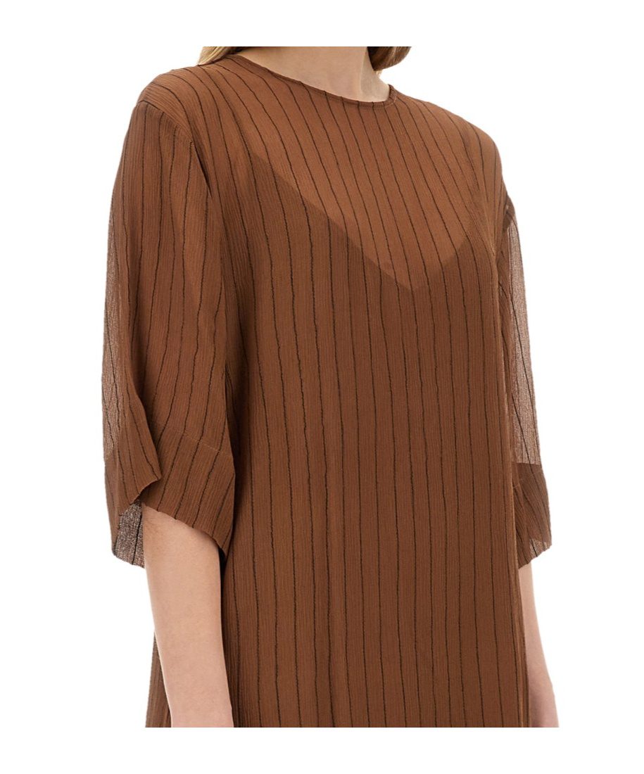 Alysi Stripe-pattern Midi Dress
