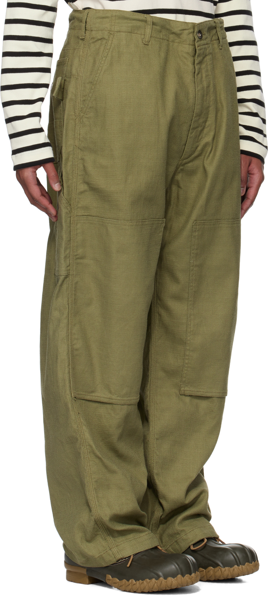 Engineered Garments Painter Trousers In Green