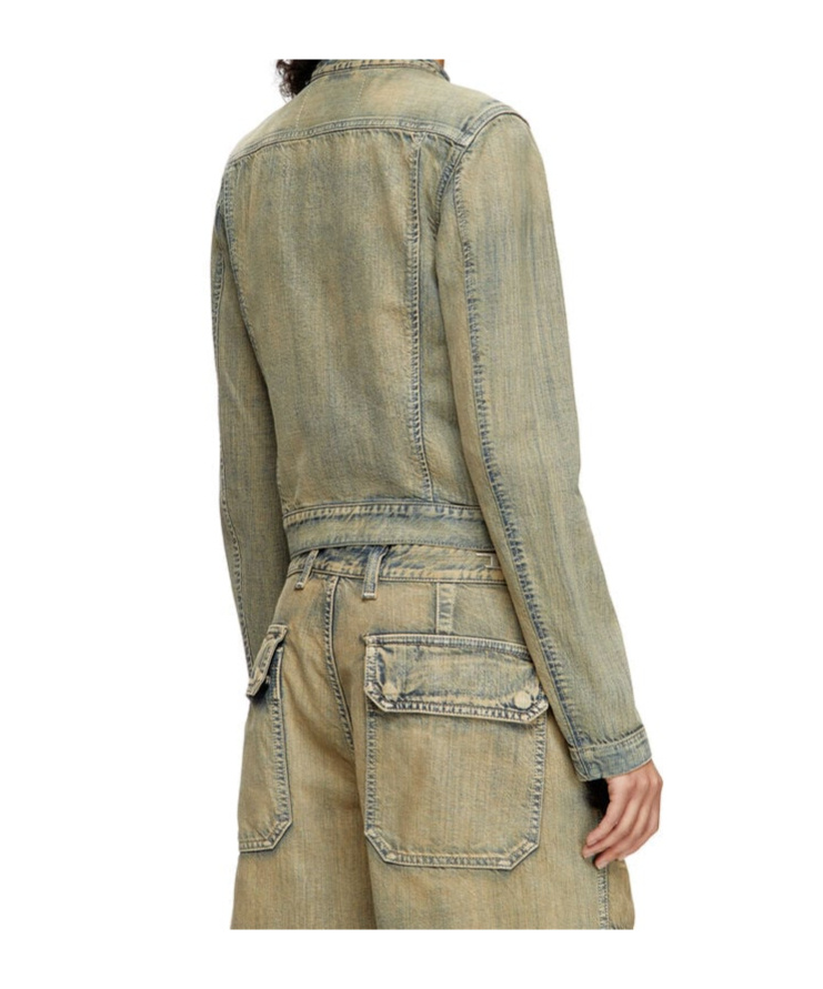 Diesel De-mornin Fitted Jacket In Nude