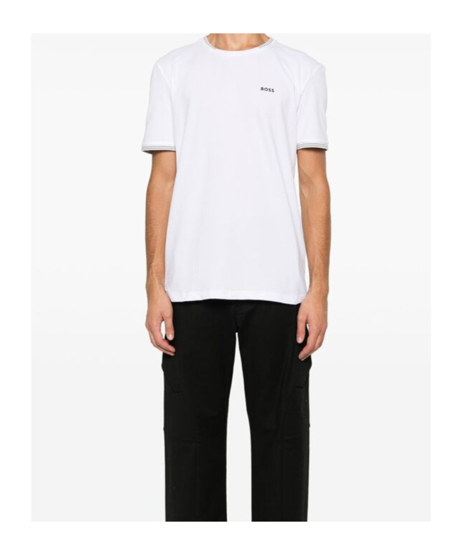 Shop Hugo Boss Short-sleeved T-shirt In White