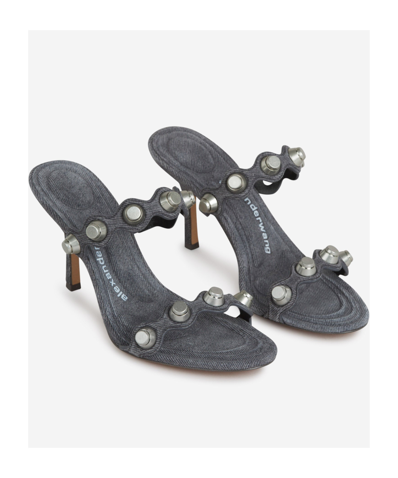 Alexander Wang Open-toed High-heeled Sandals In Black