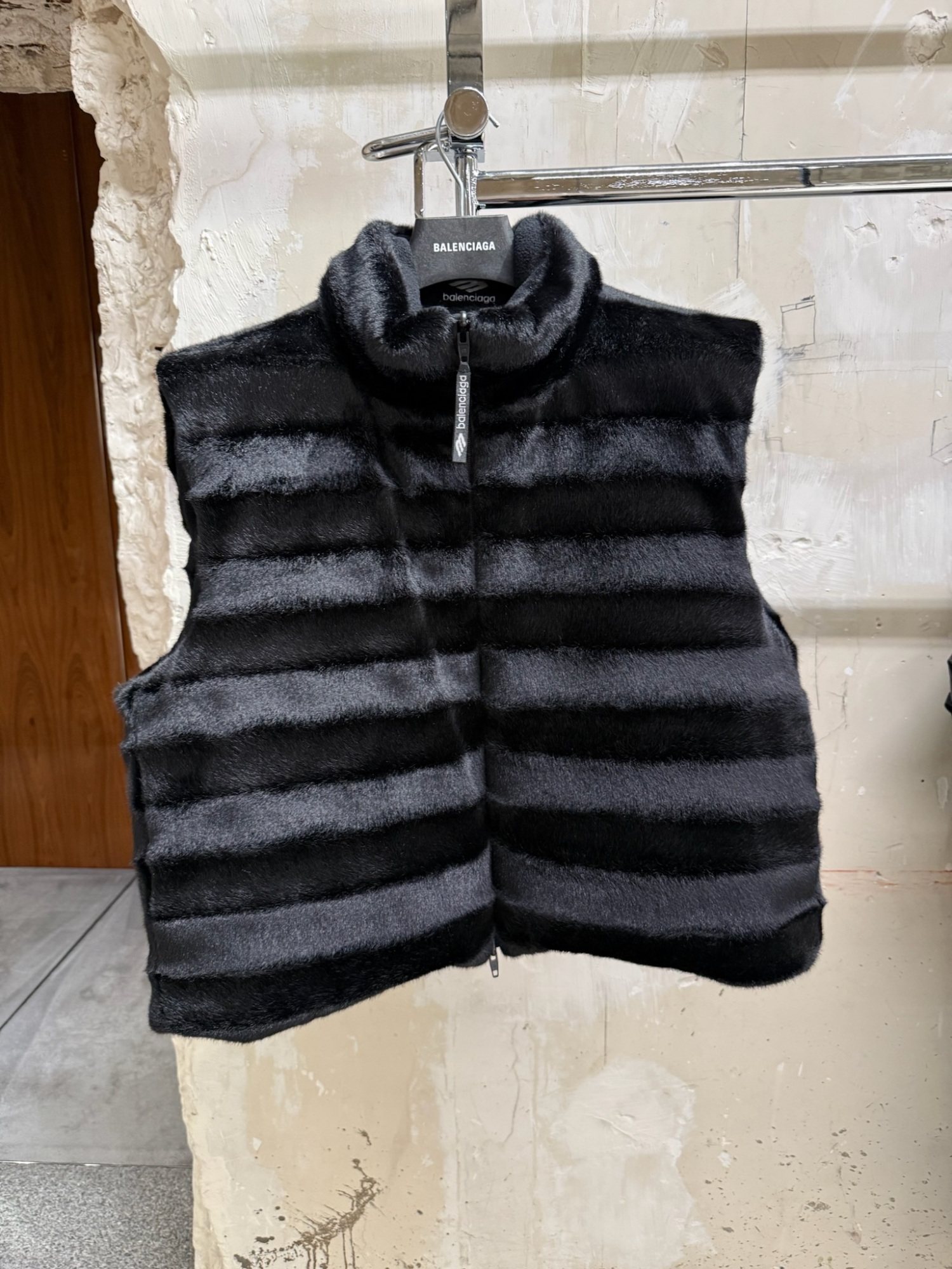 Balenciaga Reversible Ski Vest In Black