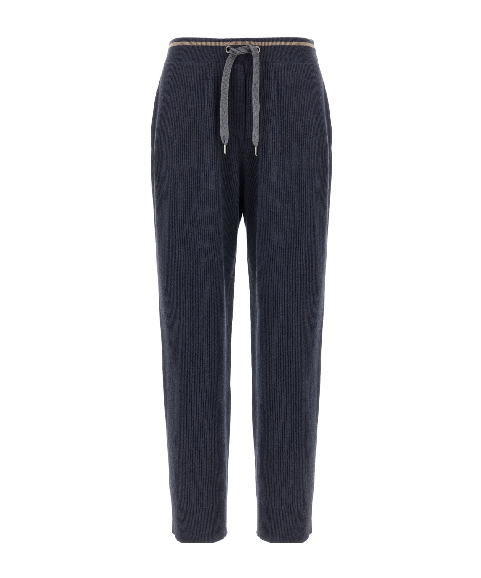 Brunello Cucinelli English Ribbed Trousers Pants Blue