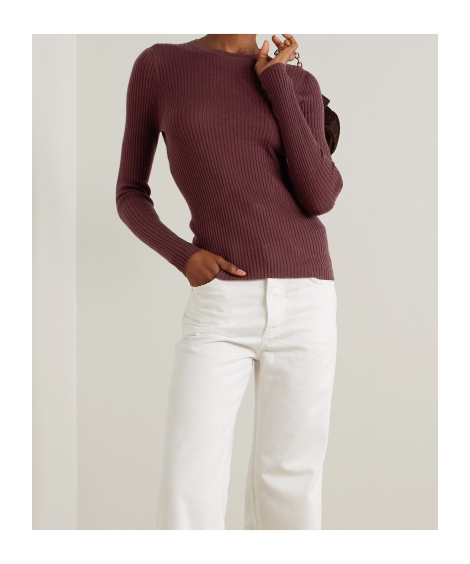 Gabriela Hearst Crew Neck Sweater In Red