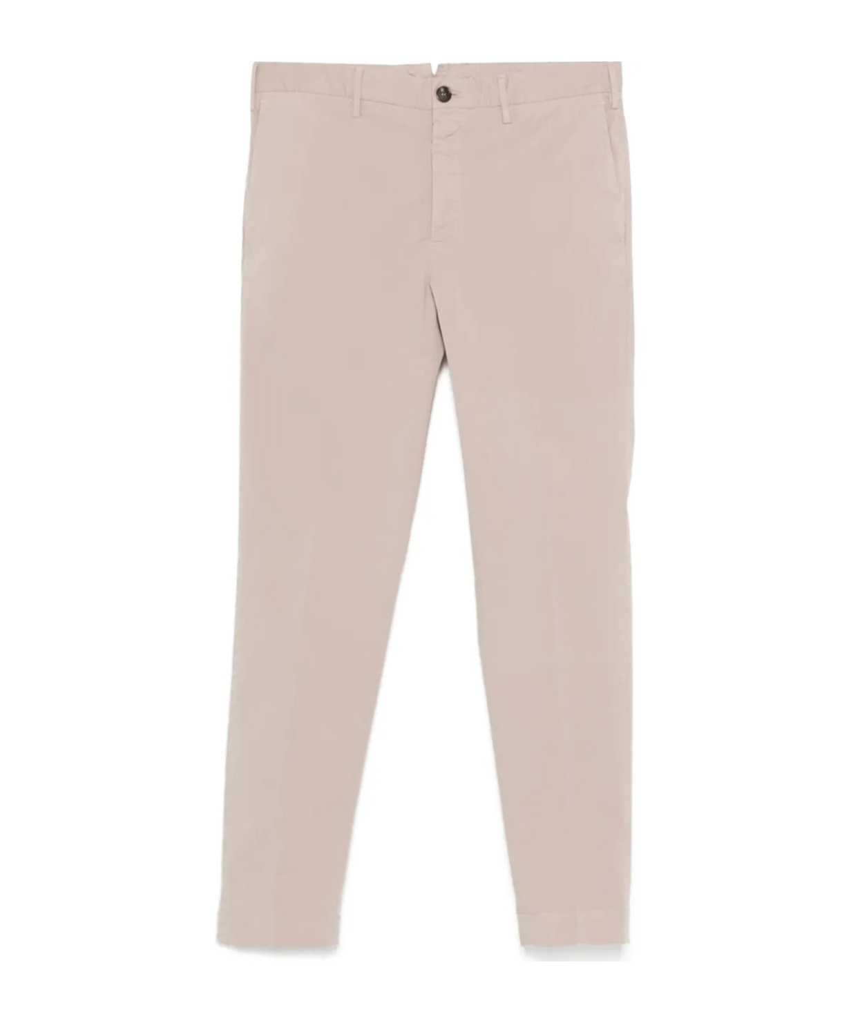 Incotex Tapered Trousers In Beige