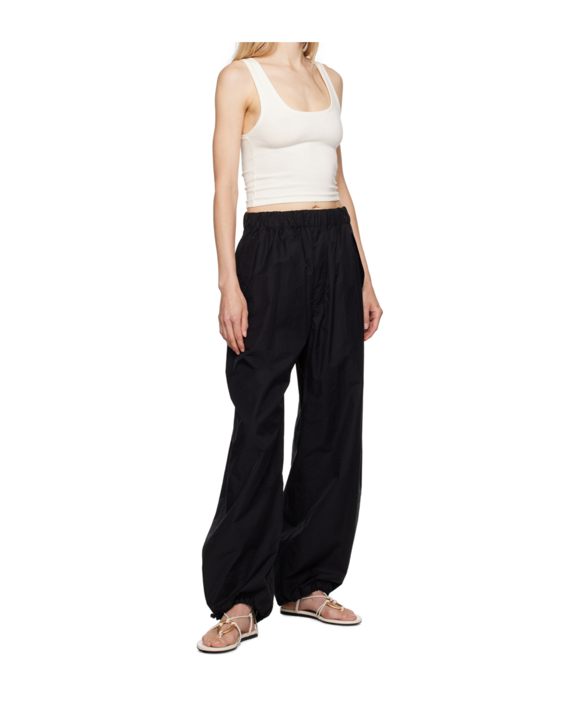 Shop Wardrobe.nyc Side Flap Pocket Track Pants