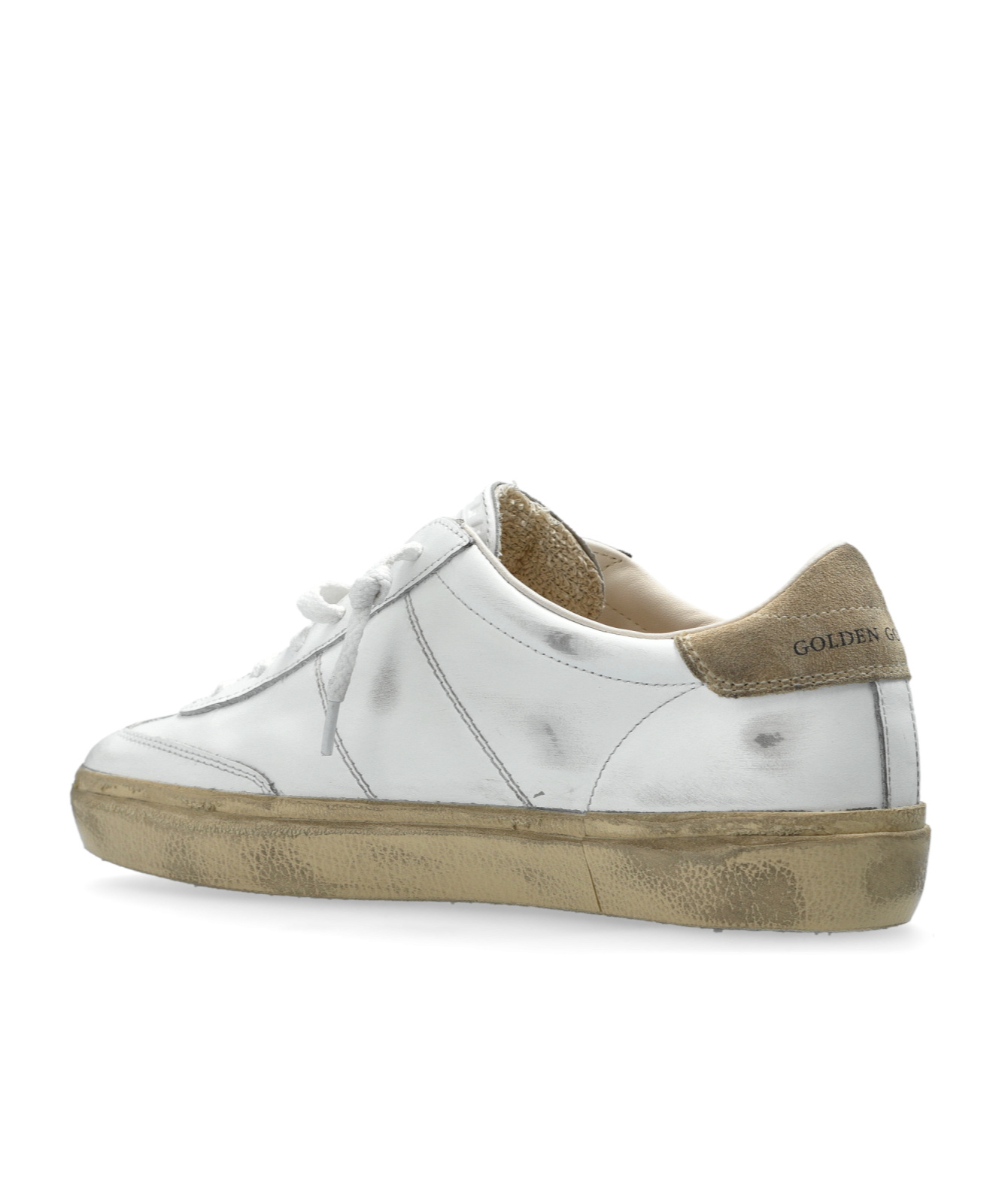 Golden Goose Lace-up Low-cut Casual Shoes In White