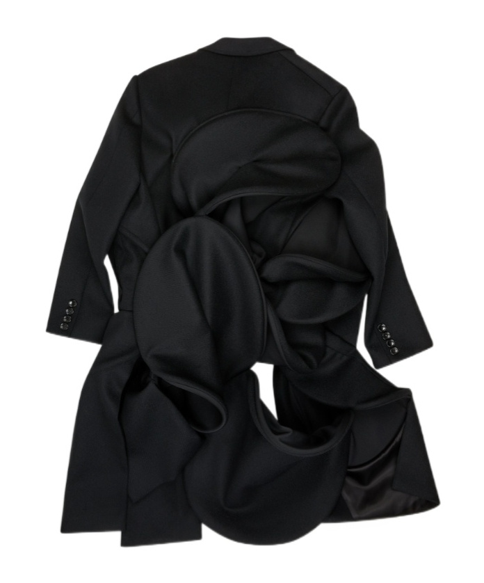 Junya Watanabe Structured Coat In Black