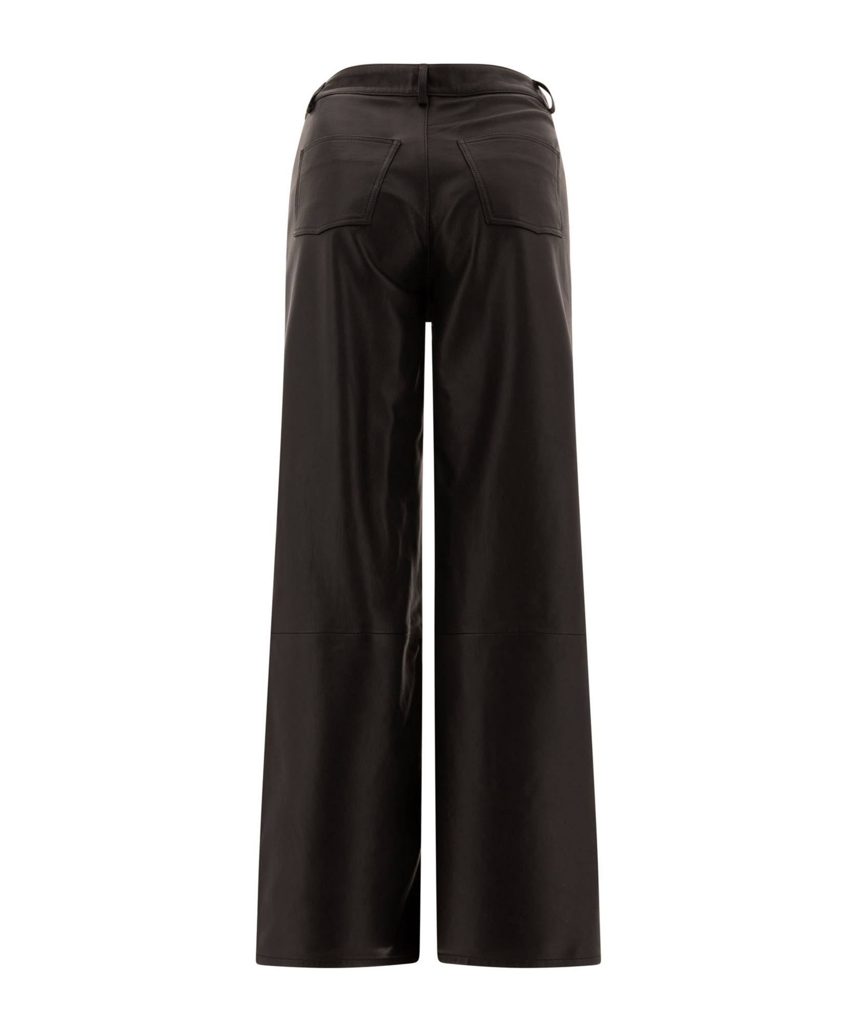 Loulou Studio Figari Wide-leg Leather Pants In Black
