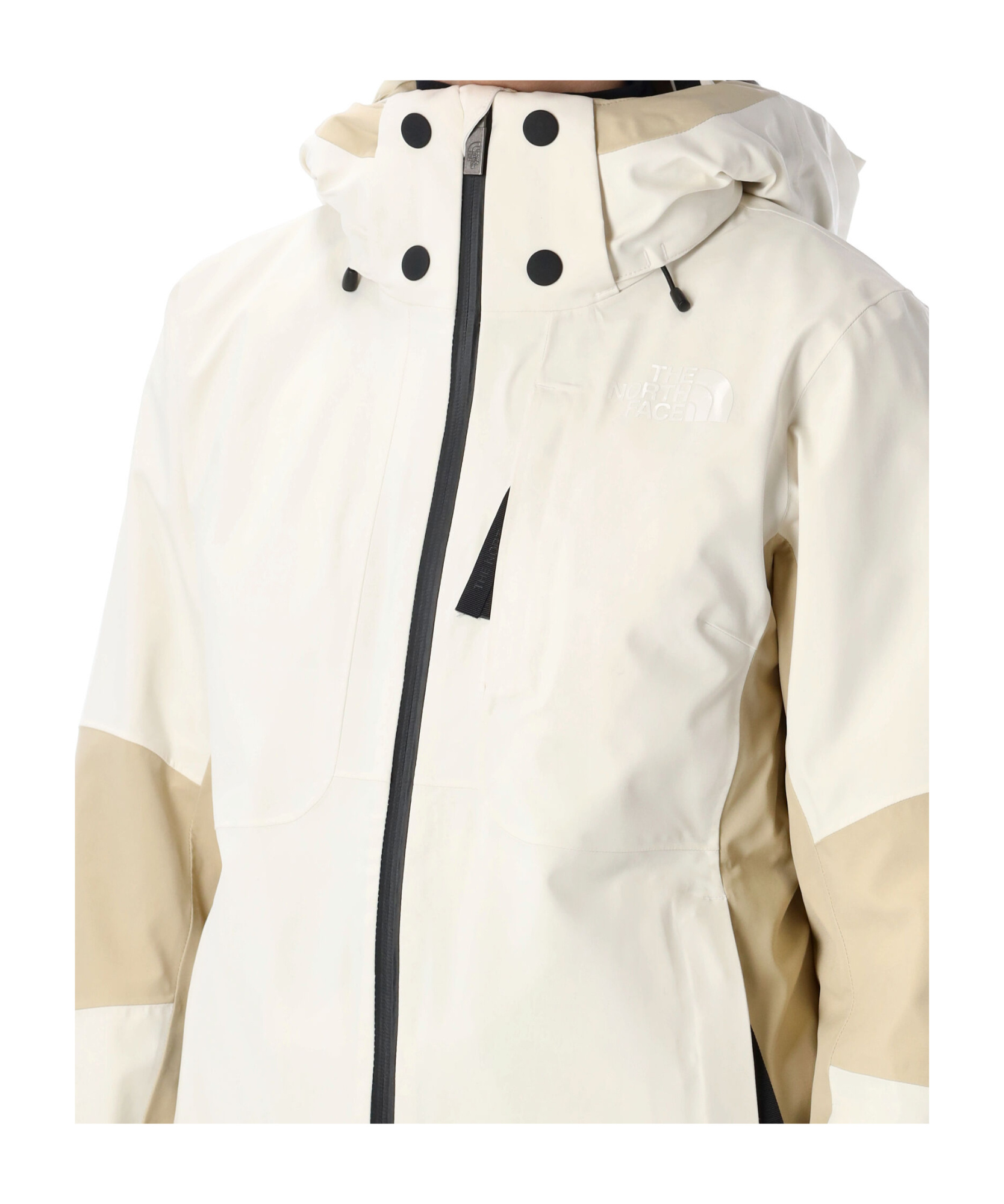 The North Face Lenado Ski Jacket Beige And White In White