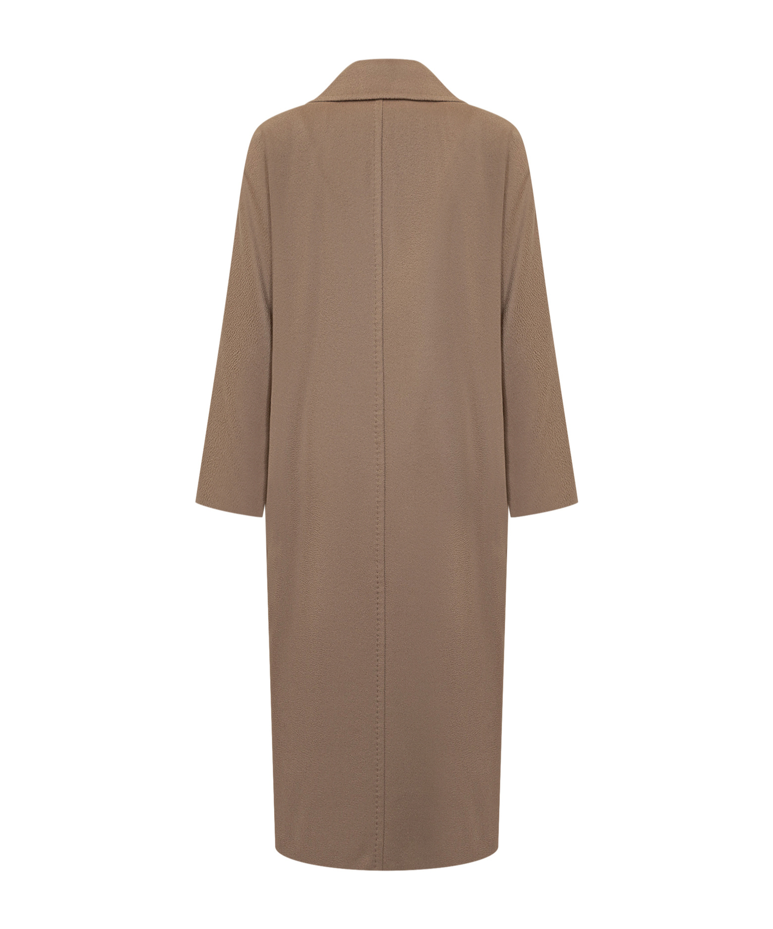 Max Mara Lapel Long-sleeved Coat In Brown